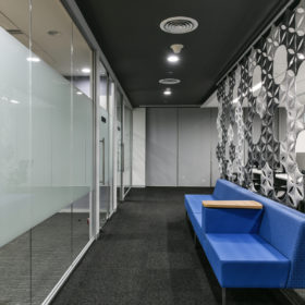 Project: Here Solutions | Product: Revolution 54 w/ Axile Clarity door
