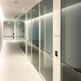 Project: MediaCorp | Product: Optima 117 Plus with Asia Affinity door