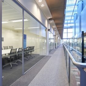 Project: Francis Crick Institute | Product: Optima 117 plus w/ Axile Clarity Door
